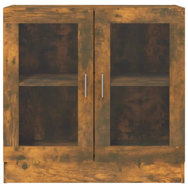Vitrininė spintelė, dūminio ąžuolo, 82,5x30,5x80cm, mediena