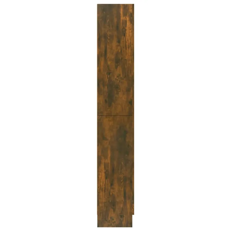 Vitrininė spintelė, dūminio ąžuolo, 82,5x30,5x185cm, mediena