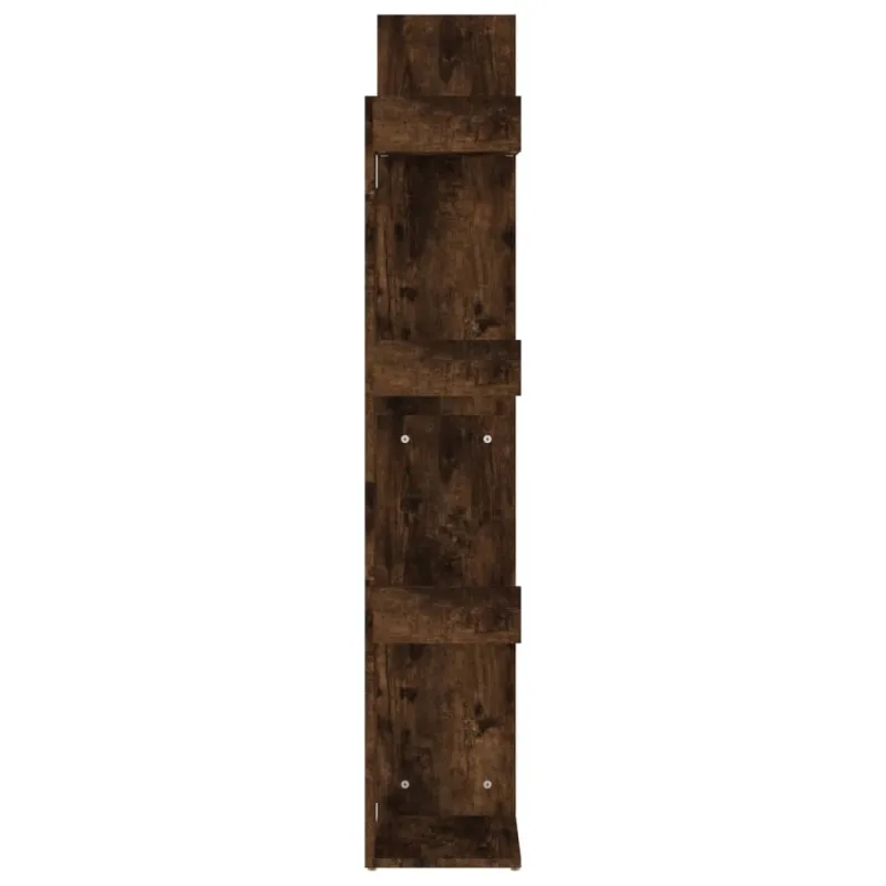 Spintelė knygoms, dūminio ąžuolo, 48x25,5x140cm, mediena