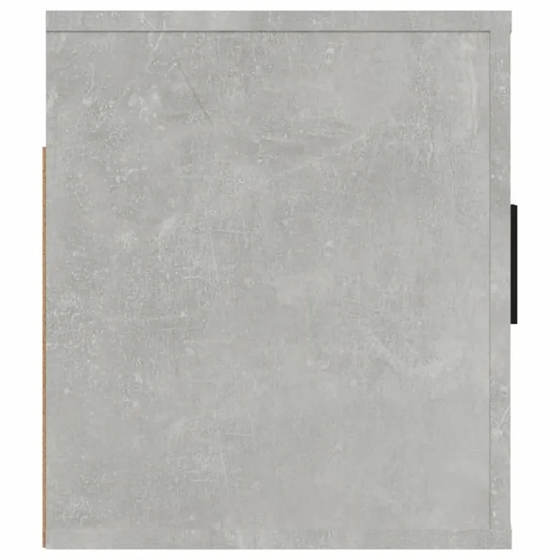 Sieninė televizoriaus spintelė, betono pilka, 80x34,5x40cm