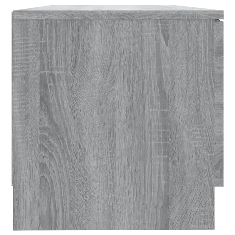 Televizoriaus spintelės, 2vnt., pilkos, 80x35x36,5cm, mediena