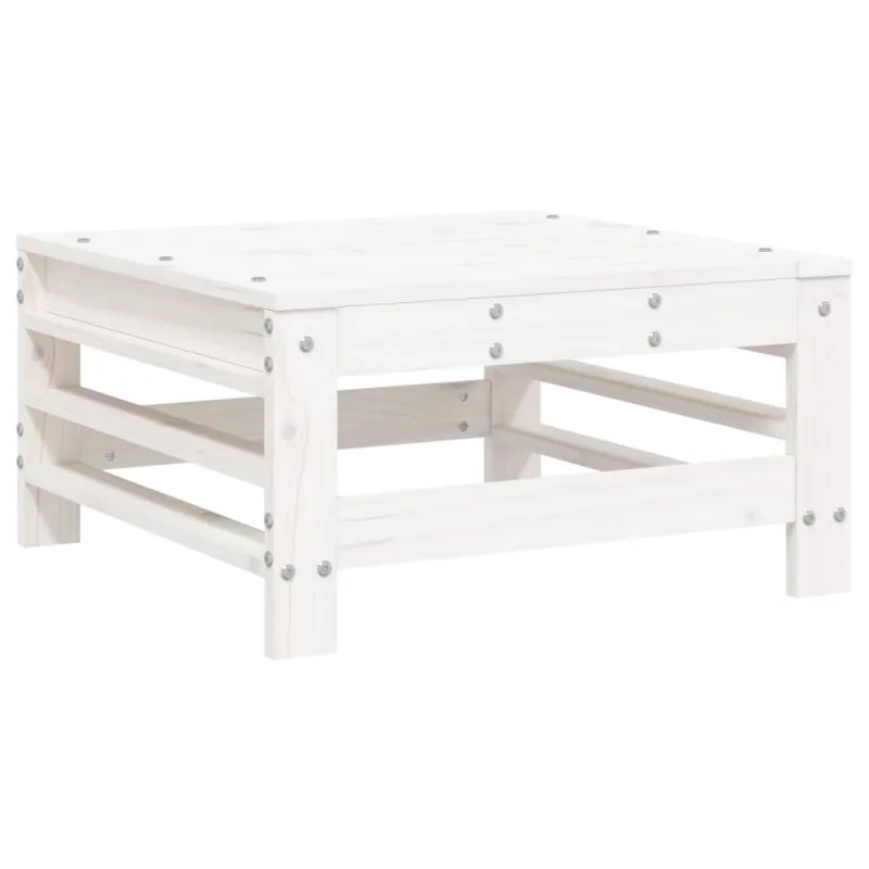 Sodo pakoja, baltos spalvos, pušies medienos masyvas
