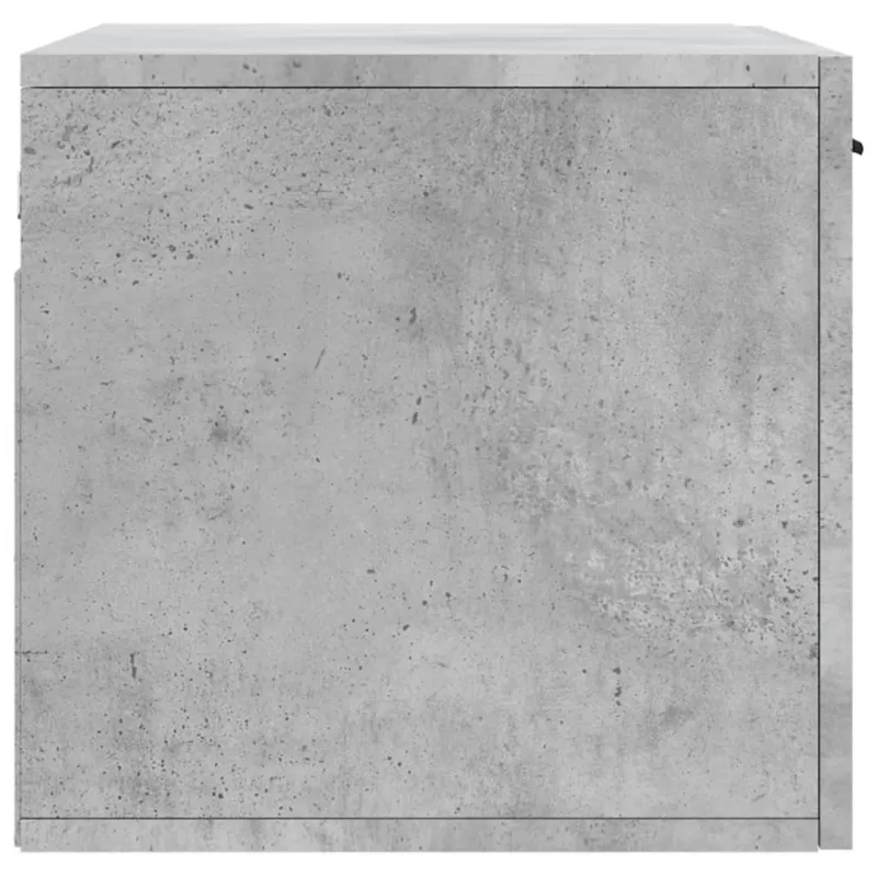 Sieninė spintelė, betono pilka, 60x36,5x35cm, apdirbta mediena