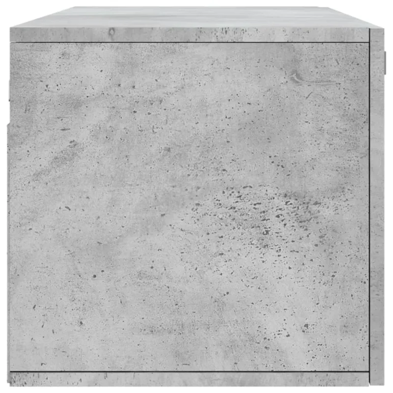 Sieninė spintelė, betono pilka, 100x36,5x35cm, apdirbta mediena