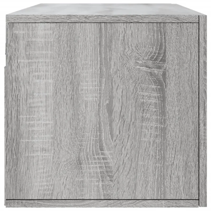 Sieninė spintelė, pilka ąžuolo, 100x36,5x35cm, apdirbta mediena
