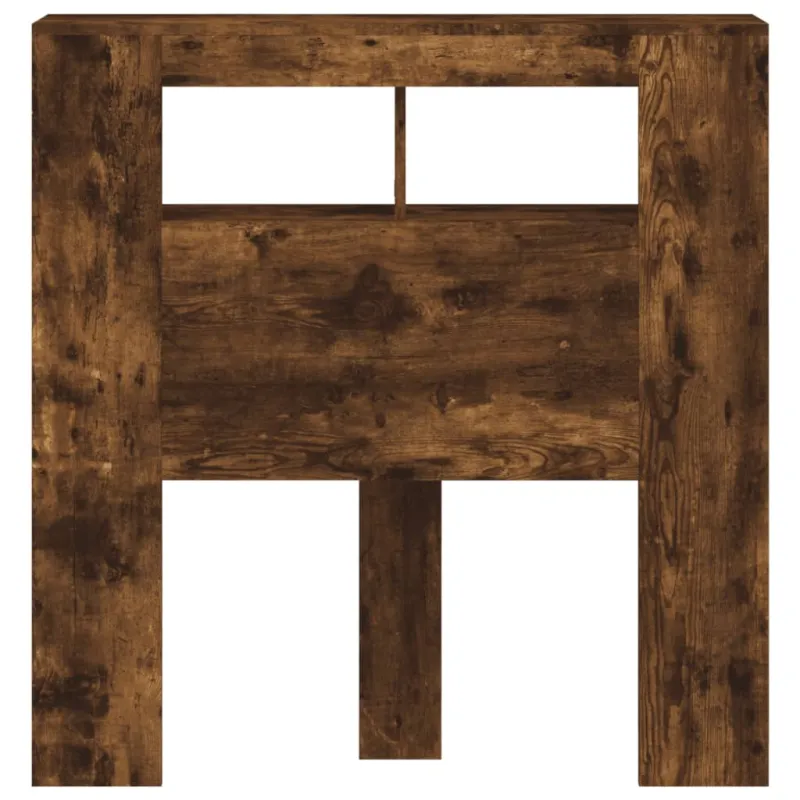 LED galvūgalis, dūminio ąžuolo, 100x18,5x103,5cm, mediena