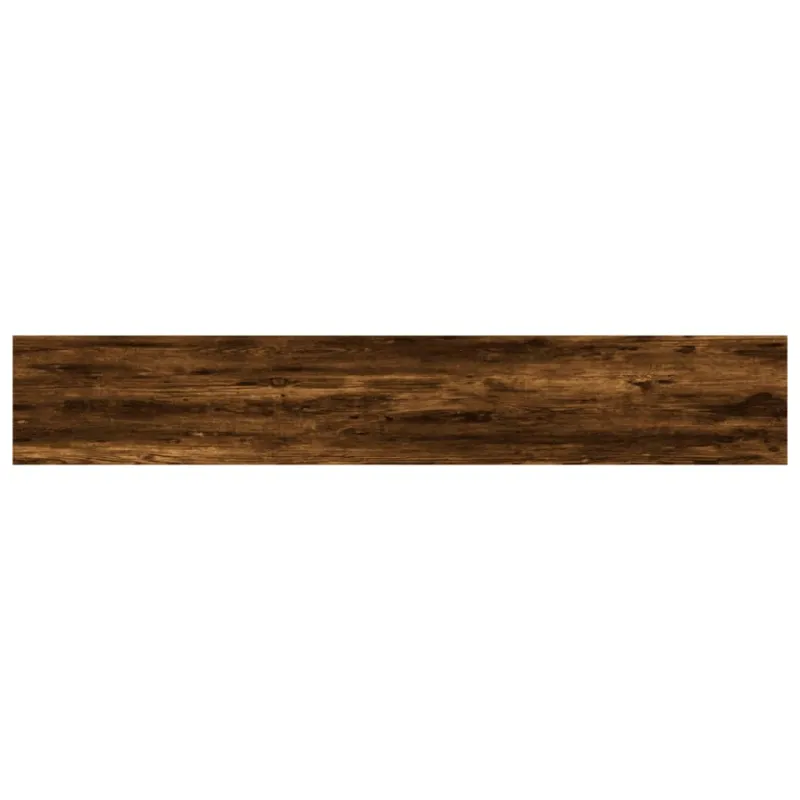 Sieninės lentynos, 4vnt., dūminio ąžuolo, 60x10x1,5cm, mediena