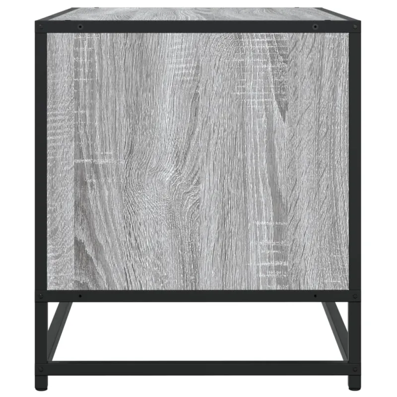 Televizoriaus spintelė, pilka, 120,5x40x46cm, mediena/metalas