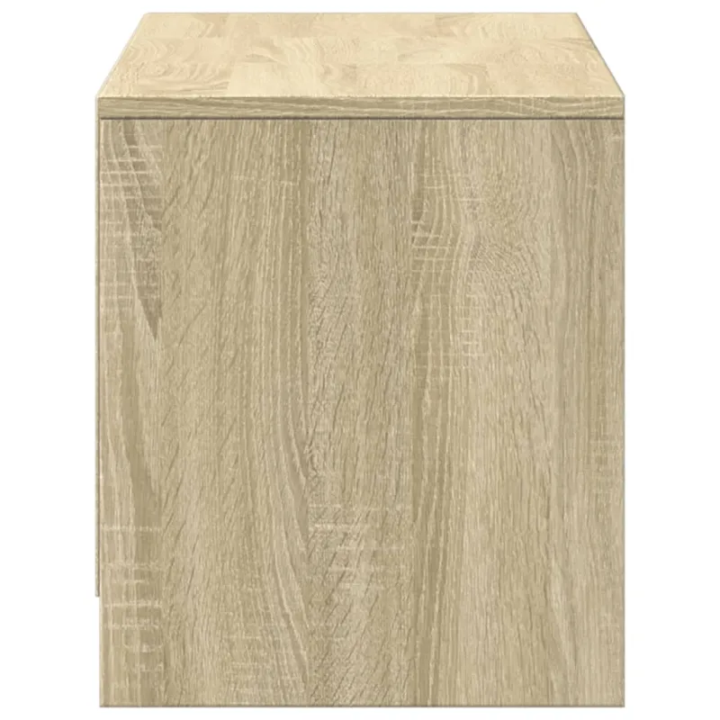 Televizoriaus spintelė su LED, ąžuolo, 97x34x40cm, mediena
