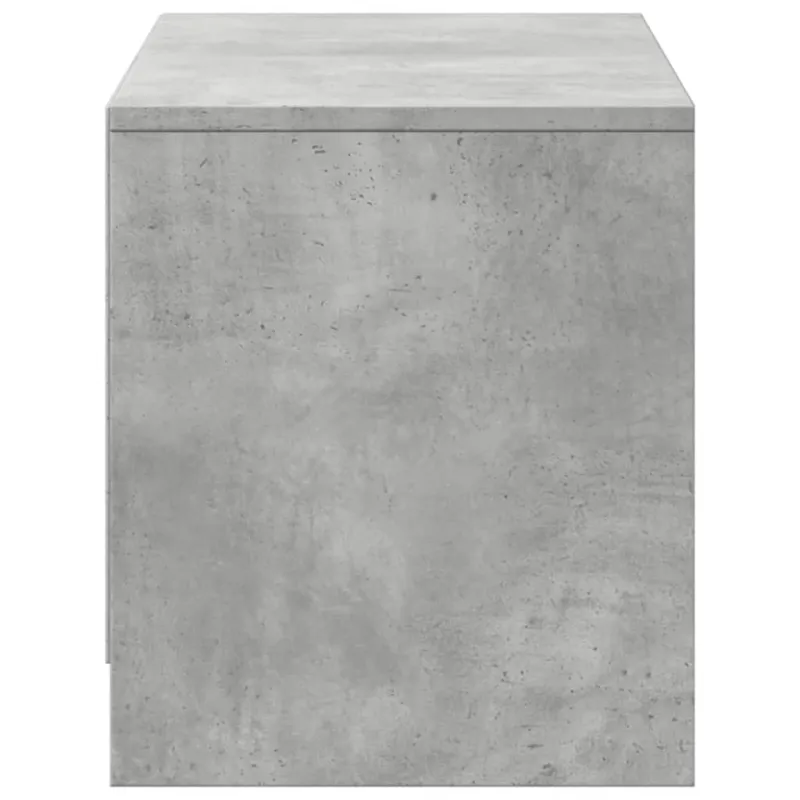 Televizoriaus spintelė su LED, betono, 97x34x40cm, mediena