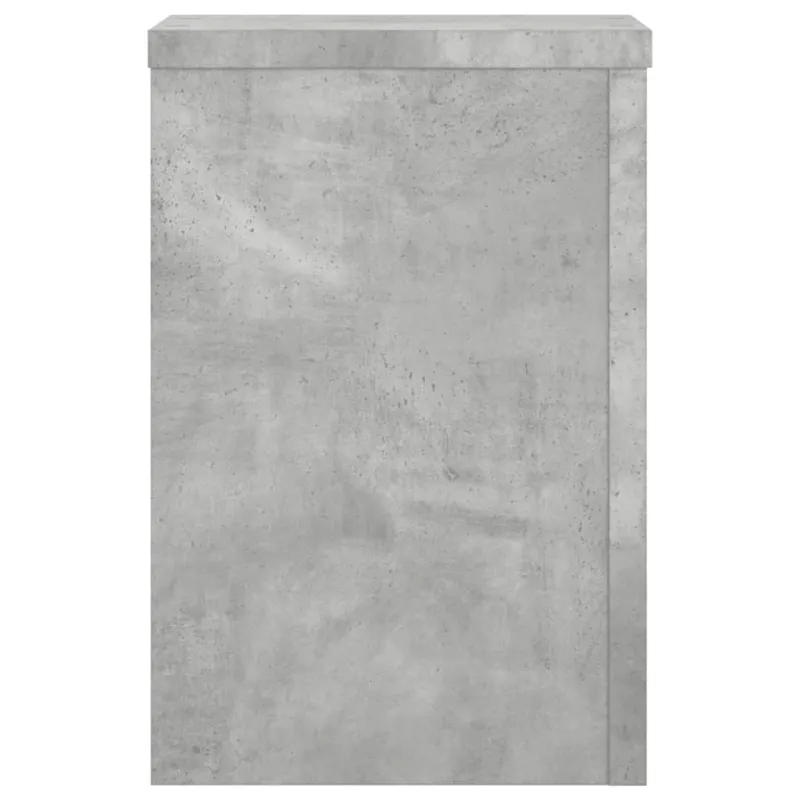 Stovai augalams, 2vnt., betono, 20x20x30cm, apdirbta mediena