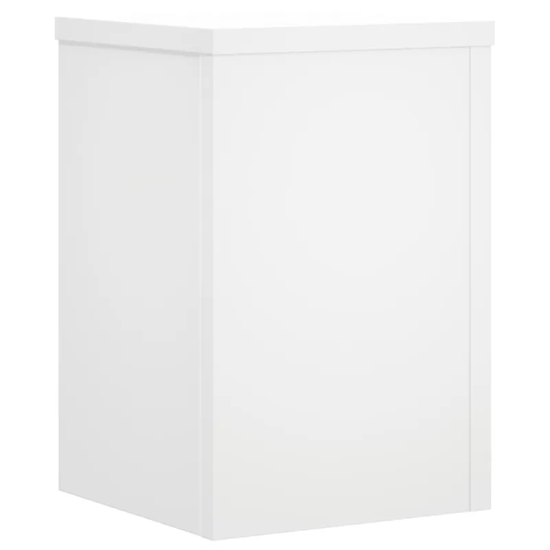 Stovai augalams, 2vnt., balti, 25x25x35cm, apdirbta mediena