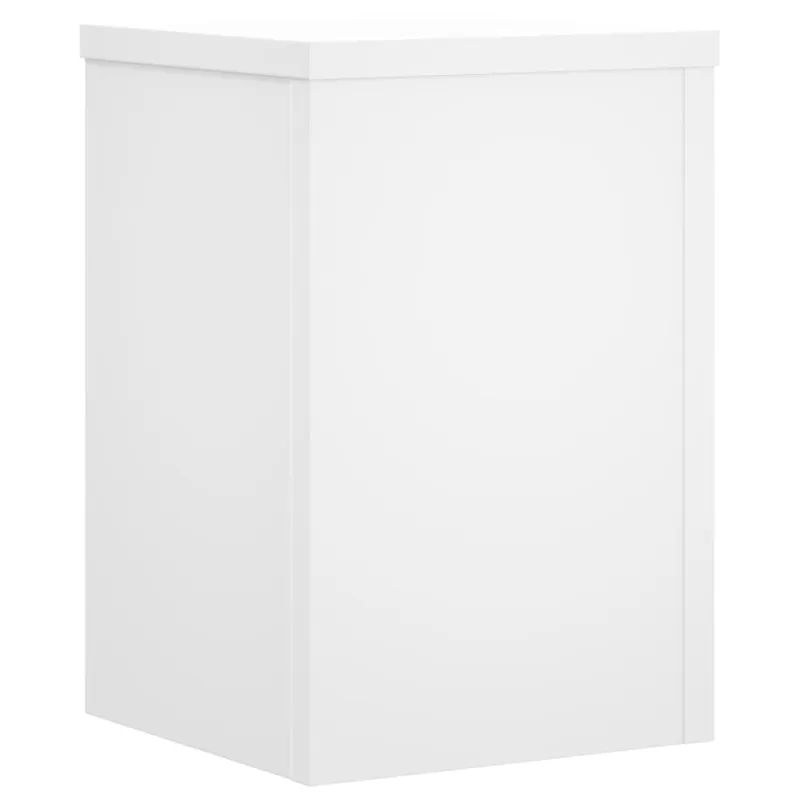 Stovai augalams, 2vnt., balti, 25x25x35cm, apdirbta mediena