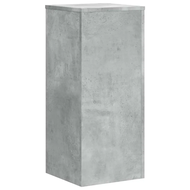 Stovai augalams, 2vnt., betono, 30x30x70cm, apdirbta mediena