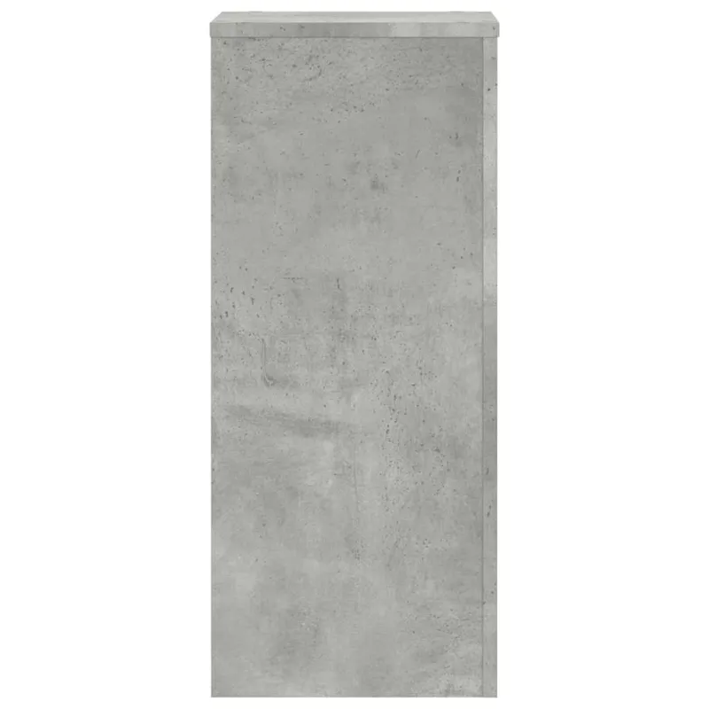 Stovai augalams, 2vnt., betono, 30x30x70cm, apdirbta mediena