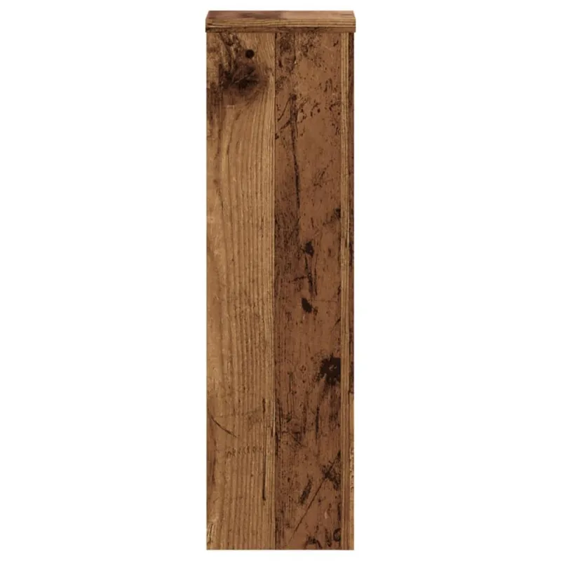 Stovai augalams, 2vnt., sendintos medienos, 17x17x60cm, mediena