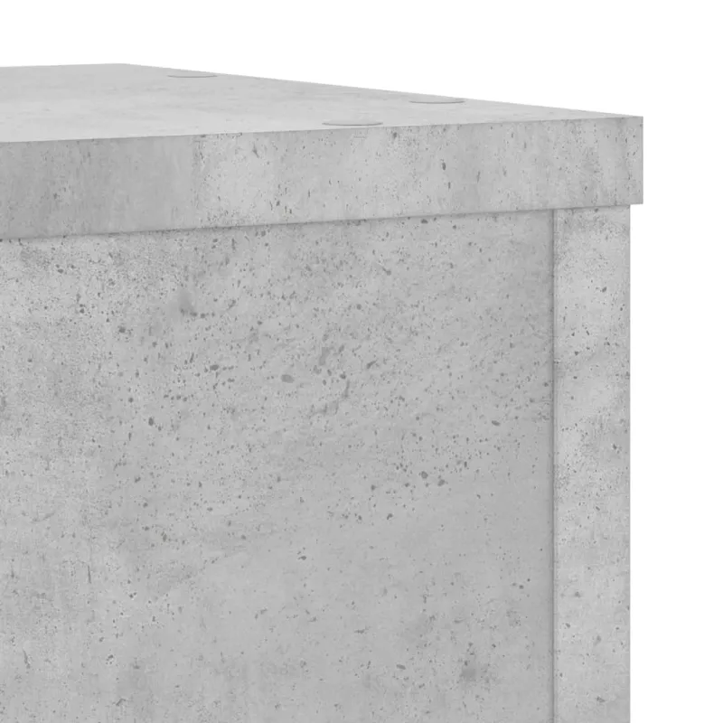Stovai augalams, 2vnt., betono, 25x25x80cm, apdirbta mediena