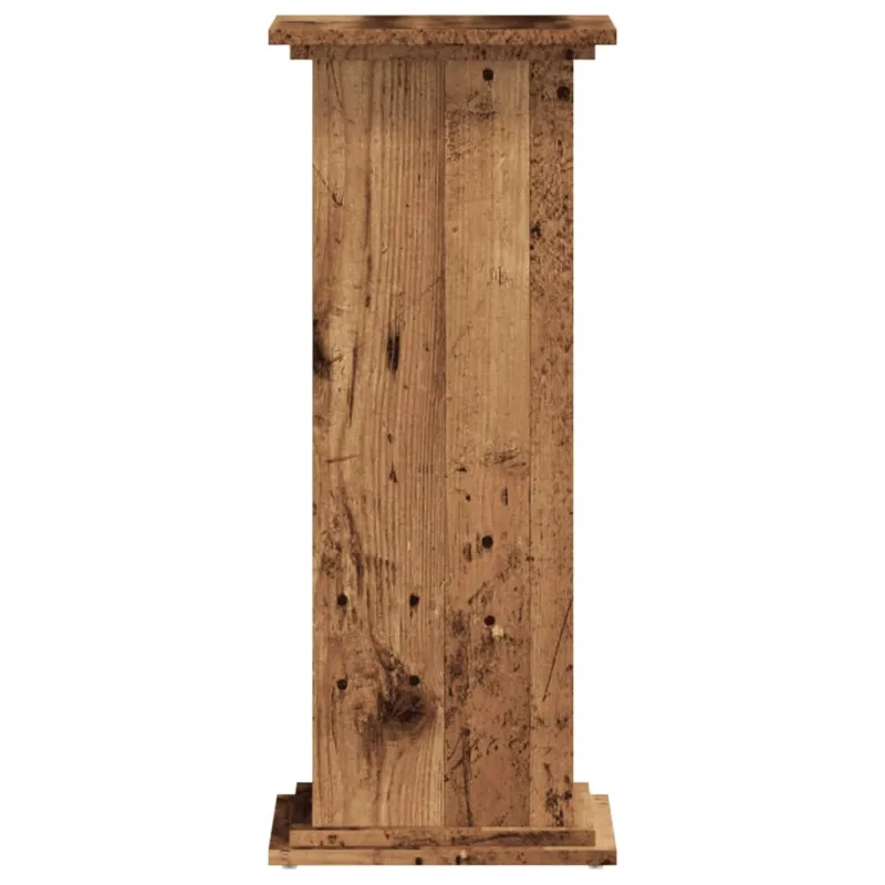 Stovas augalams, sendintos medienos, 33x33x80cm, mediena