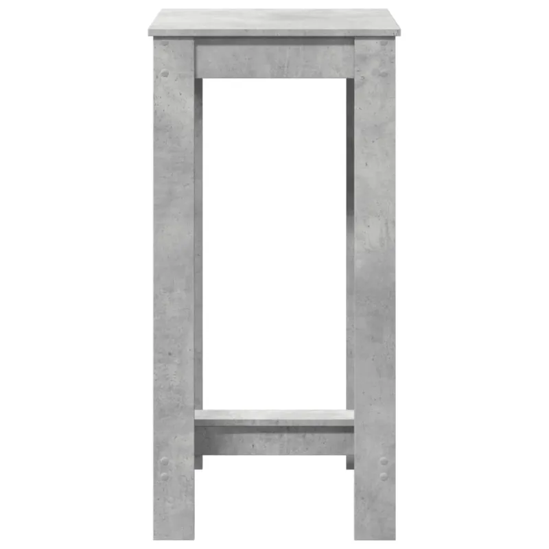 Baro stalas, betono pilkas, 51x50x103,5cm, apdirbta mediena