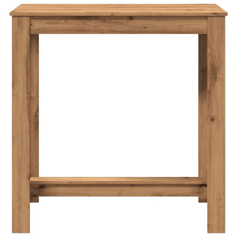 Baro stalas, artisano ąžuolo, 102x50x103,5cm, apdirbta mediena