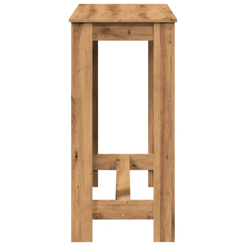 Baro stalas, artisano ąžuolo, 102x50x103,5cm, apdirbta mediena