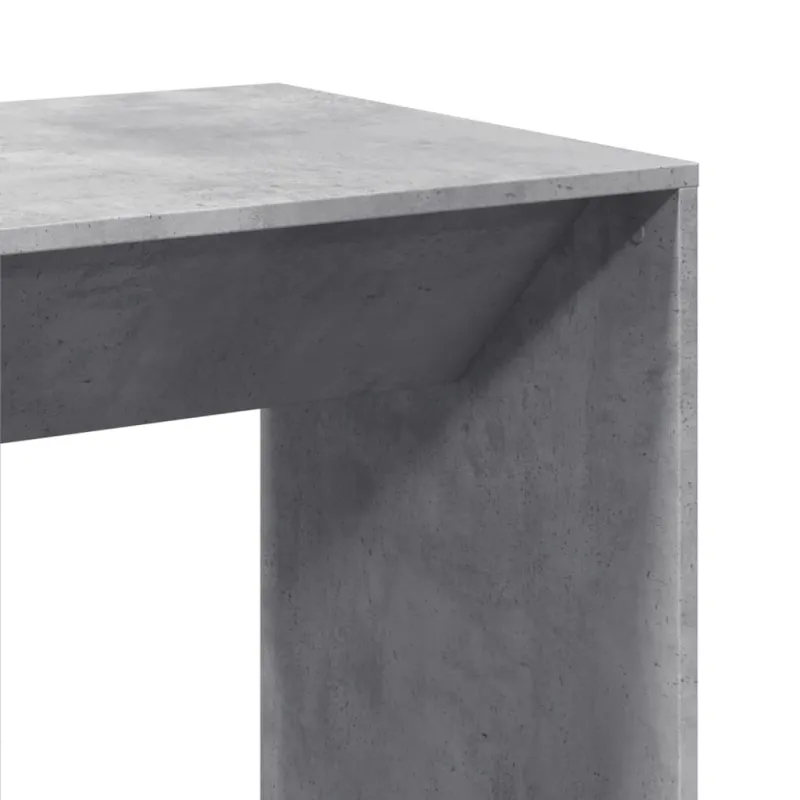 Baro stalas, betono pilkas, 51x50x103,5cm, apdirbta mediena