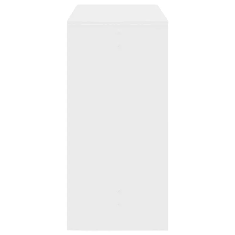 Baro stalas, baltos spalvos, 102x50x103,5cm, apdirbta mediena
