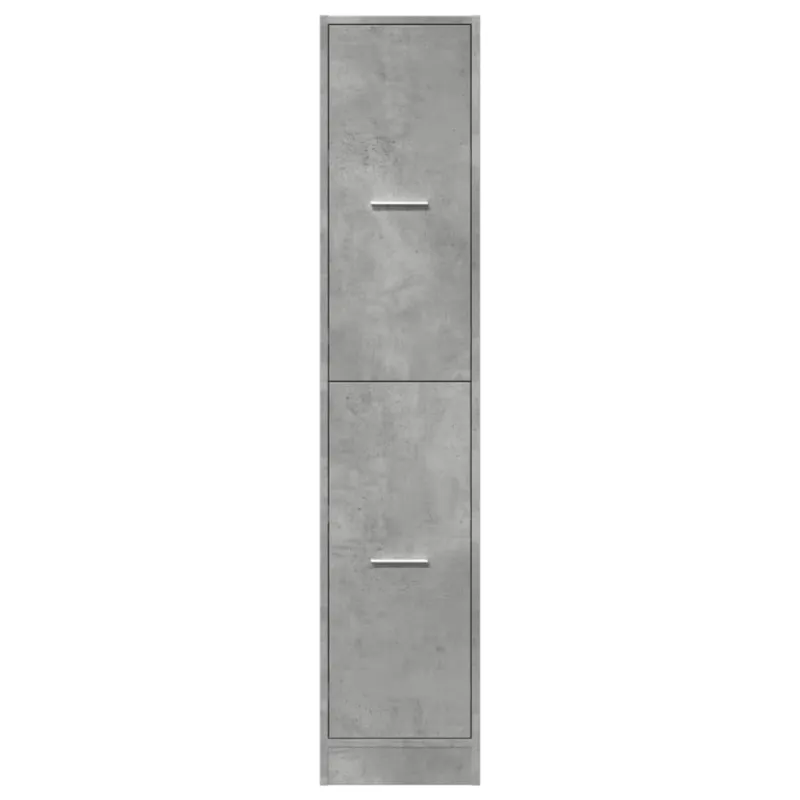 Vaistų spintelė, betono pilkos spalvos, 30x41x144,5cm, mediena