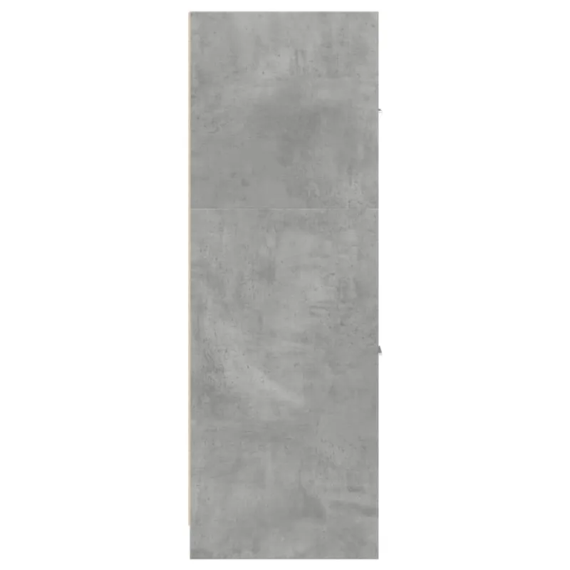 Vaistų spintelė, betono pilkos spalvos, 40x41x118cm, mediena