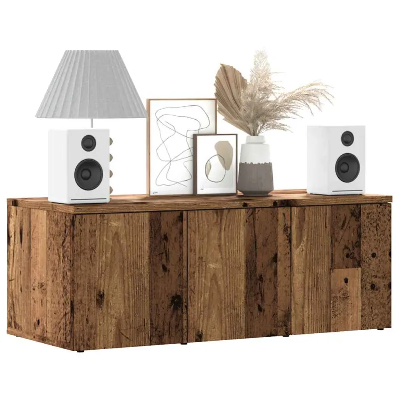 televizoriaus spintelė Old Wood 80x34x30 cm Engineered Wood