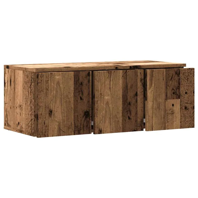 televizoriaus spintelė Old Wood 80x34x30 cm Engineered Wood