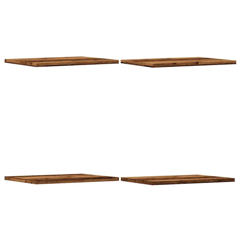 Knygų lentynos plokštės, 4vnt., medienos, 40x30x1,5cm, mediena