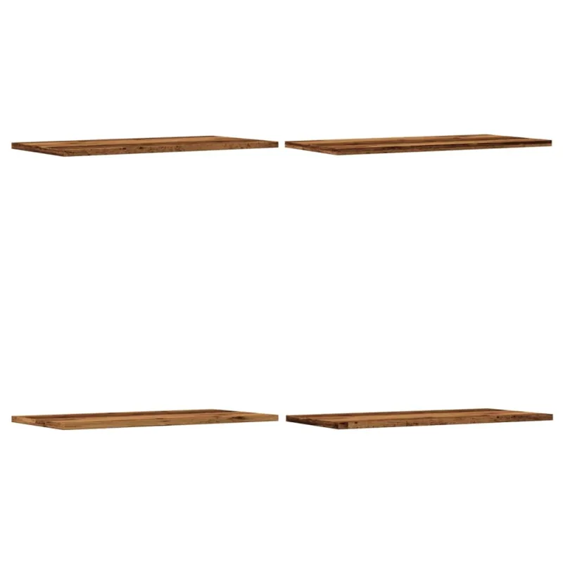 Sieninės lentynos, 4vnt., medienos, 60x30x1,5cm, mediena