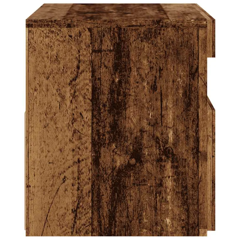 Televizoriaus spintelė su LED, medienos, 60x35x40cm, mediena