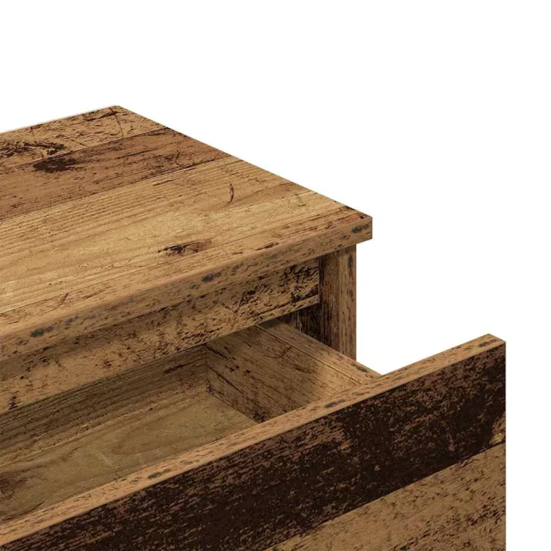 Spintelė prie lovos Old Wood 40x30x39 cm Engineered Wood