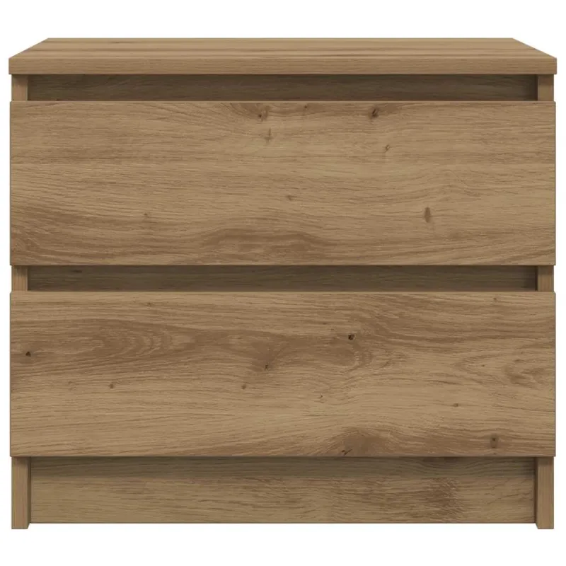 Naktinė spintelė, artisano ąžuolo, 50x40x43,5cm, mediena cm