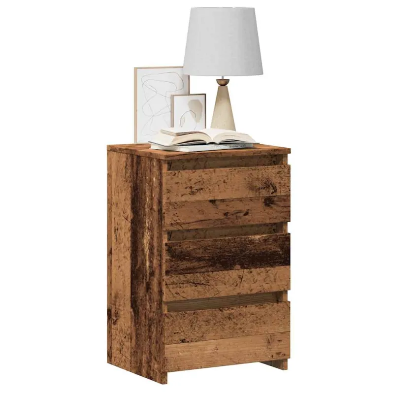 Spintelė prie lovos Old Wood 40x35x62,5 cm Engineered Wood