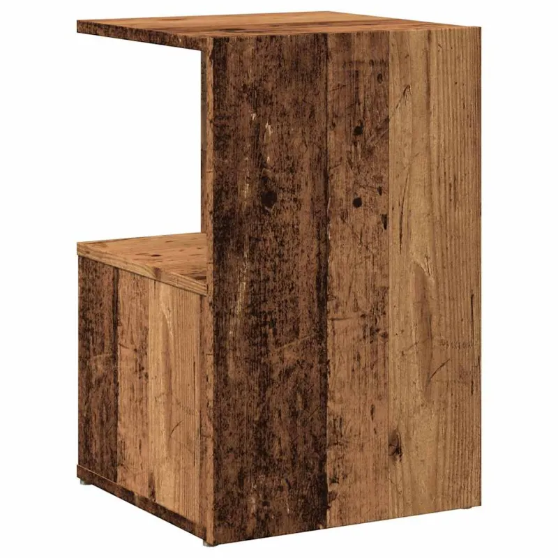Spinta prie lovos Old Wood 35x35x55 cm Engineered Wood