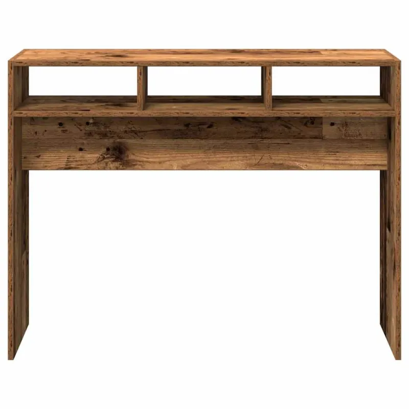 konsolinis stalas Senas medis 105x30x80 cm Inžinierinė mediena