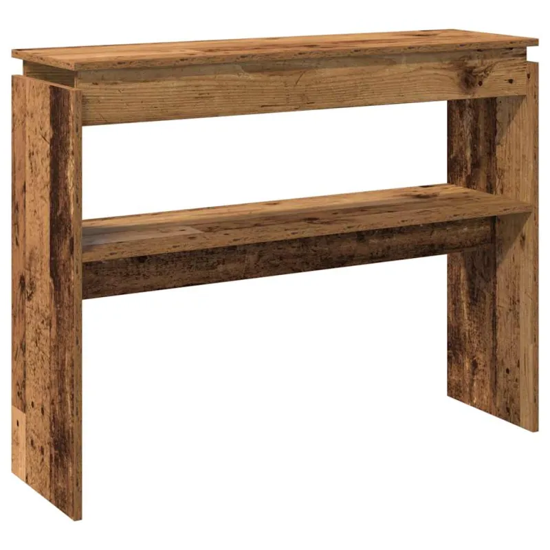konsolinis stalas Senas medis 102x30x80 cm Inžinierinė mediena