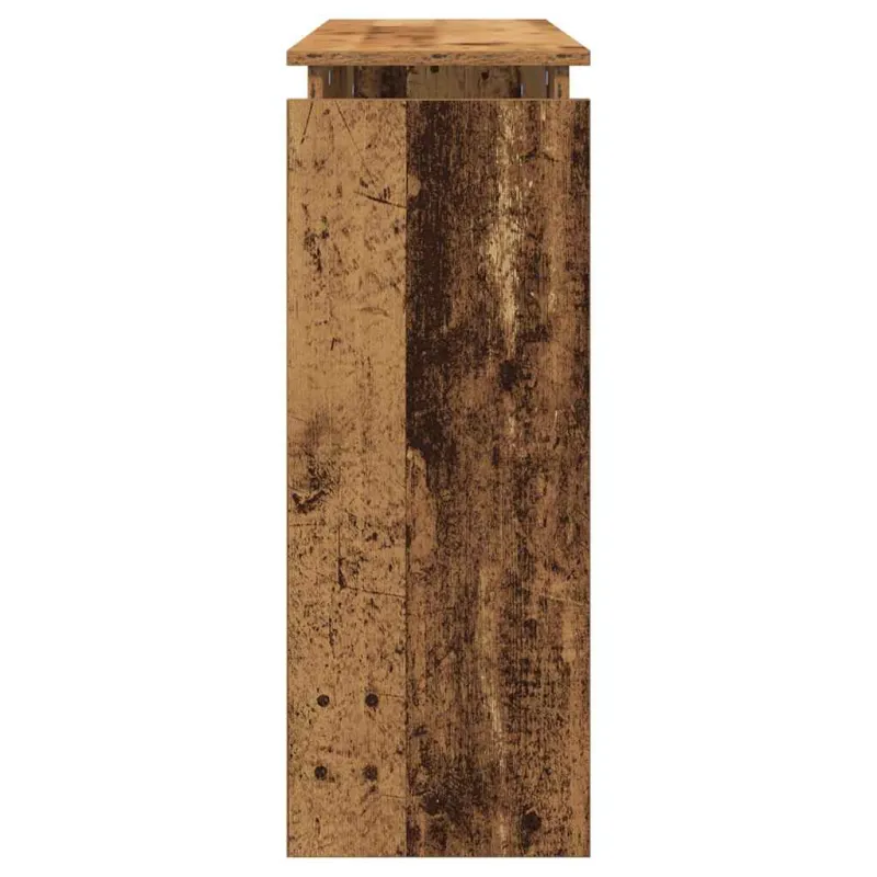 konsolinis stalas Senas medis 102x30x80 cm Inžinierinė mediena