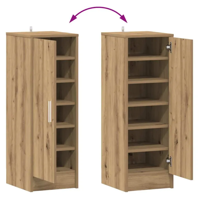 batų spintelė Old Wood 32x35x92 cm Engineered Wood