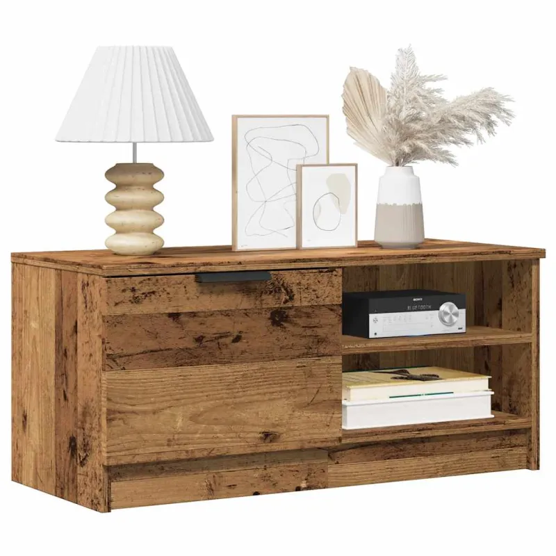 televizoriaus spintelė Old Wood 80x35x36,5 cm Engineered Wood