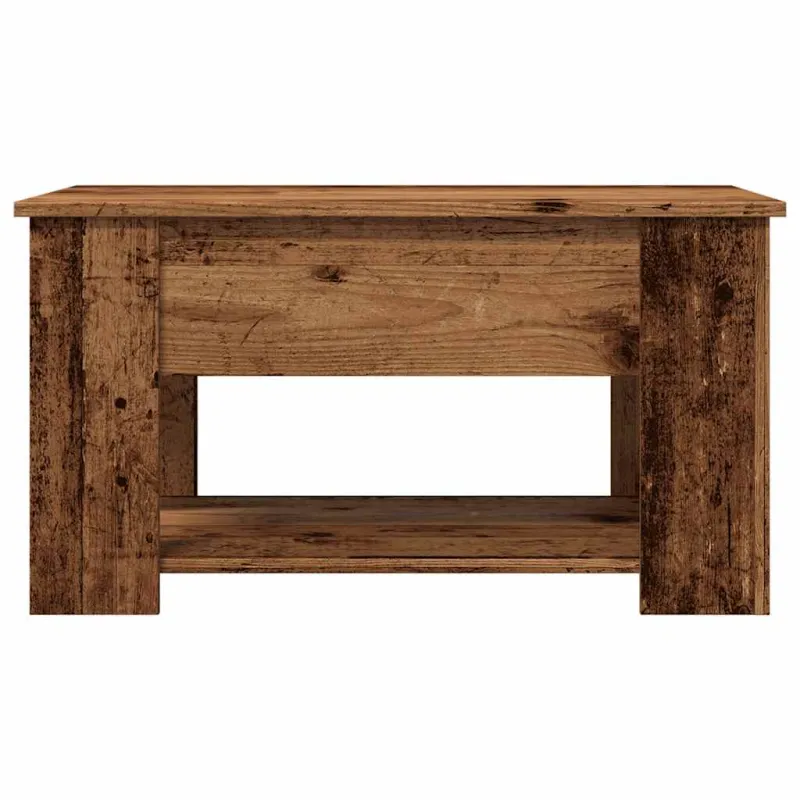 kavos staliukas Old Wood 79x49x41 cm Engineered Wood