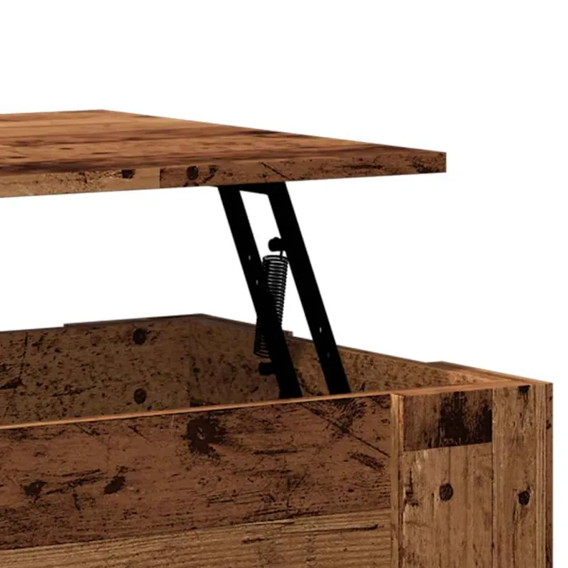 kavos staliukas Old Wood 79x49x41 cm Engineered Wood