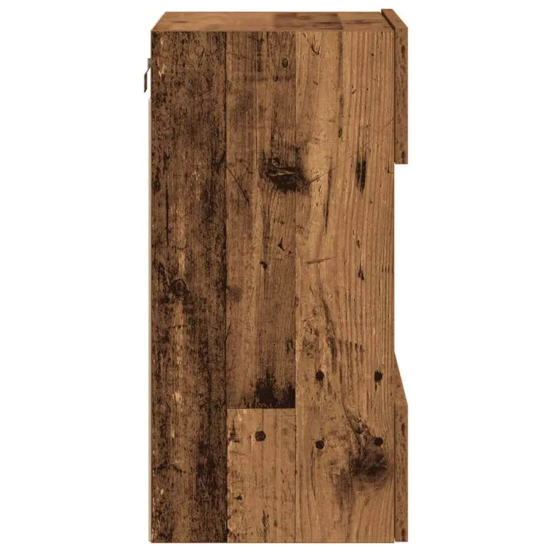 Sieninės spintelės su LED apšvietimu televizoriui 2 vnt, 40x30x60,5 cm