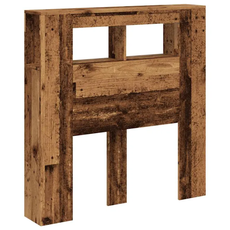 LED galvūgalis, medienos, 100x18,5x103,5cm, apdirbta mediena