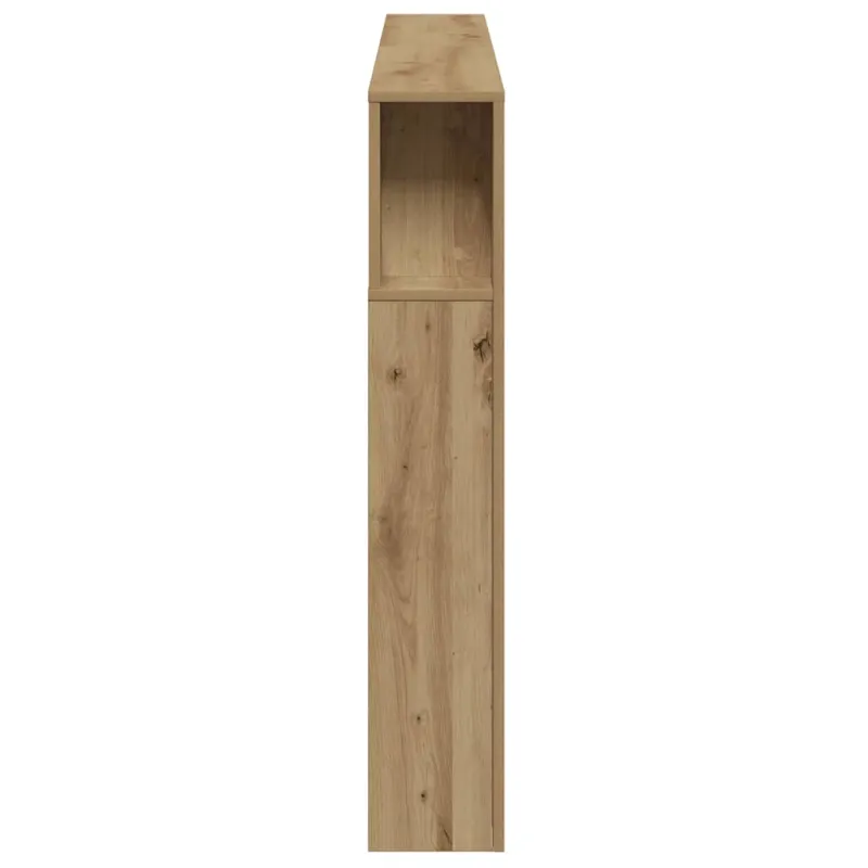 LED galvūgalis, artisano ąžuolo, 200x18,5x103,5cm, mediena