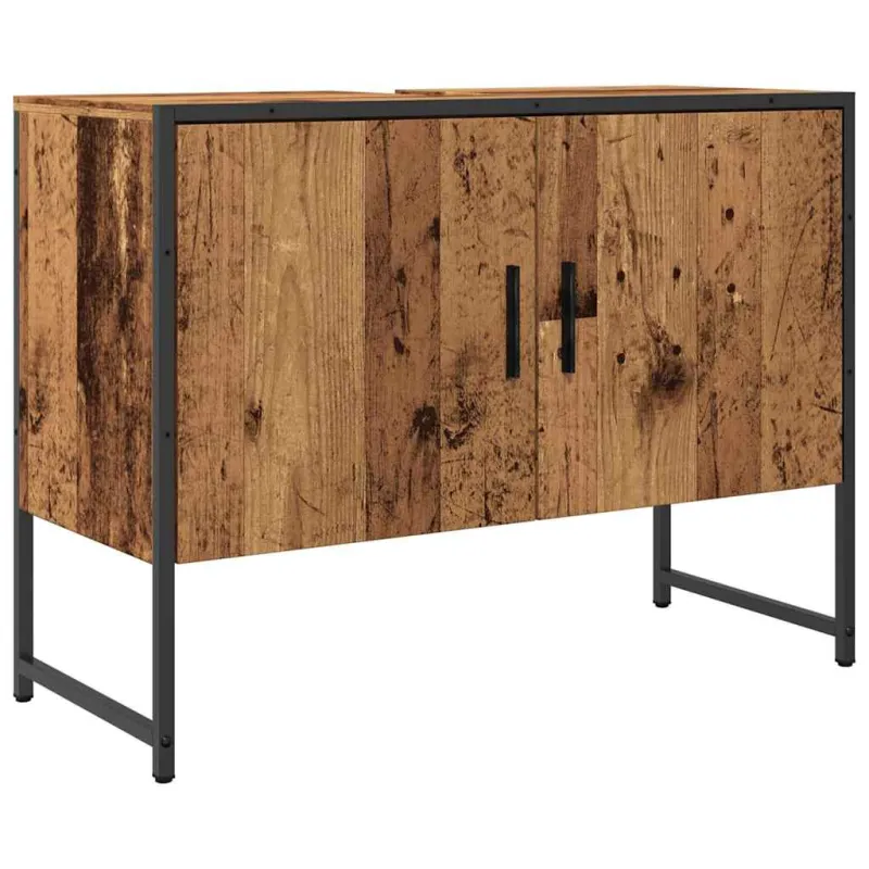 Vonios kambario spintelė, medienos, 80x33x60cm, mediena
