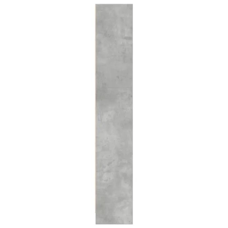 Knygų spinta, betono pilka, 40x24x143cm, apdirbta mediena